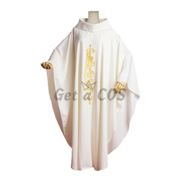 Nun Costumes Embroidery Robe