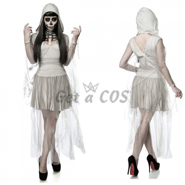 Scary Halloween Costumes Ghost Bride Zombie Dress