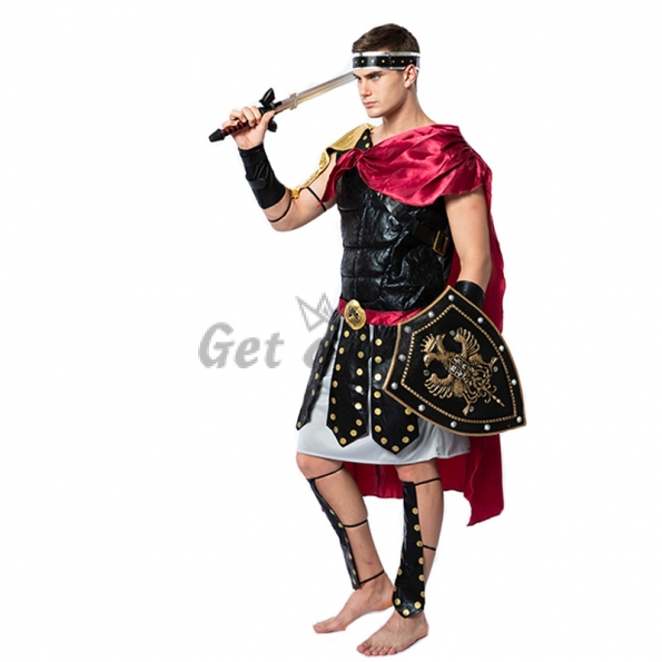 Men Halloween Costumes Roman Sldiers Clothes