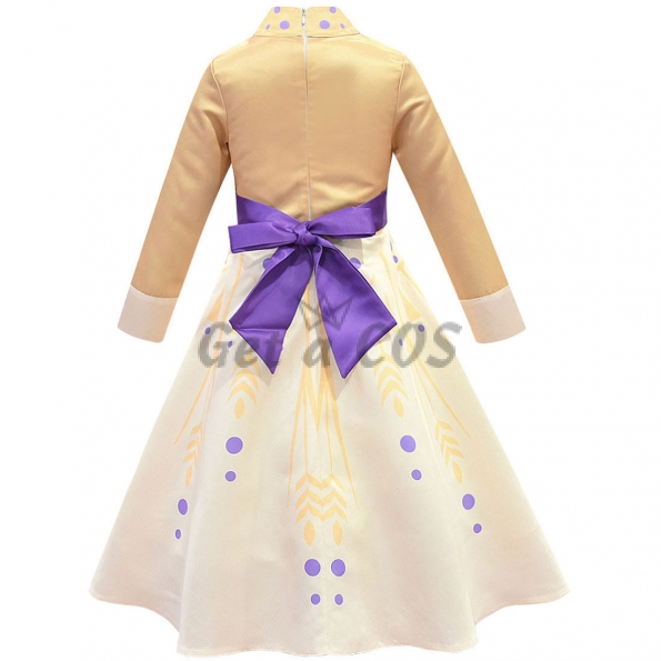 Frozen 2 Costumes Princess Anna Fake Two Dress