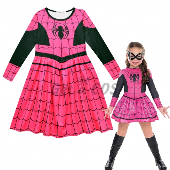 Spiderman Costume for Kids Pink Skirt