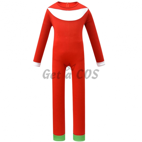 Anime Costumes Red Sonic the Hedgehog Jumpsuit