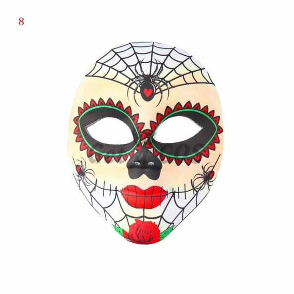 Holiday Decorations Day Of The Dead Clown Mask