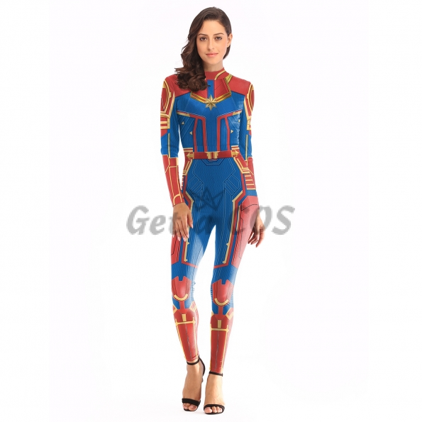 Women Halloween Costumes Captain Marvel Clothes