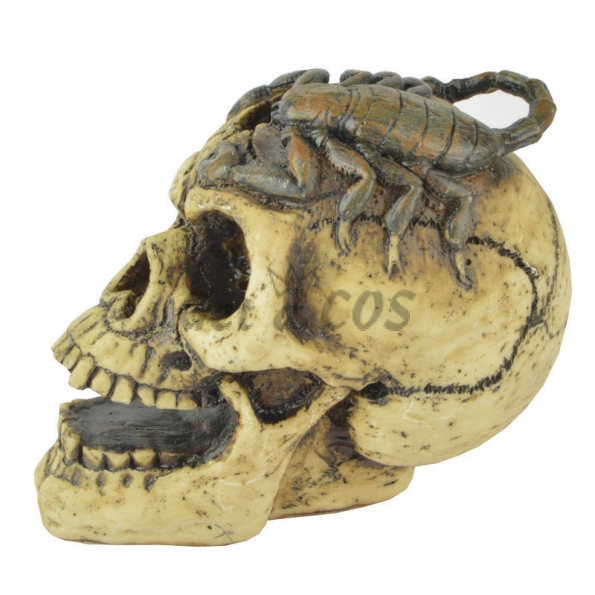 Halloween Decorations Scorpion Skull