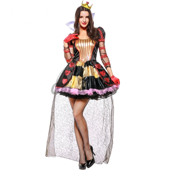 Alice in Wonderland Costume Queen Of Hearts Dress