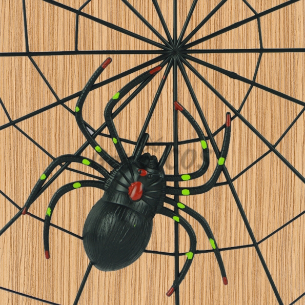 Halloween Decorations Black Spider Web