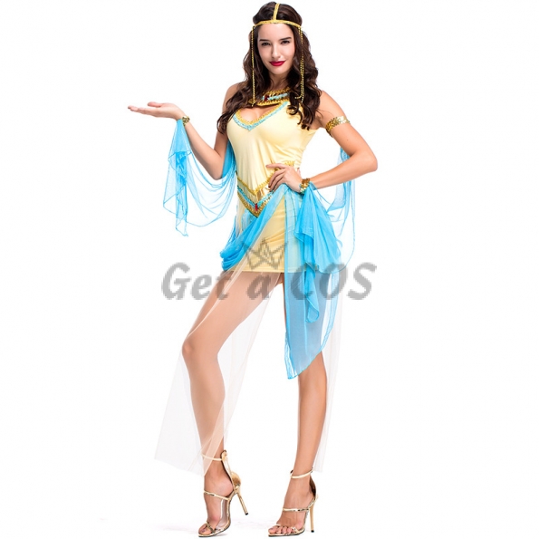 Ancient Egyptian Pharaoh Coustomes Queen Princess Dress