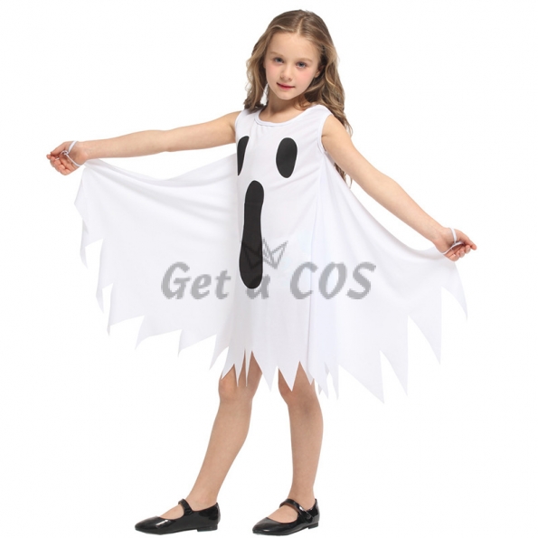 Girls Ghost Costume White Dress