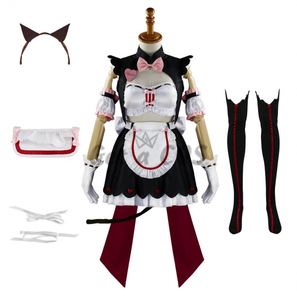 Maid Costumes NEKOPARA Chocolate and Vanilla Cos