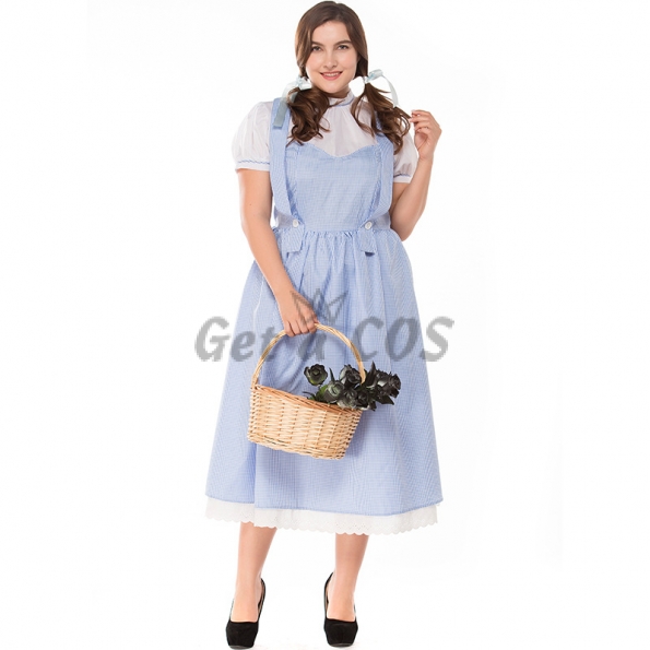 Women Halloween Plus Size Costumes Cotton Material