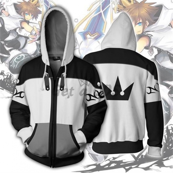 Anime Halloween Costumes Kingdom Hearts Black White