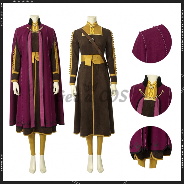 Frozen II Costumes Cosplay Anna - Customized