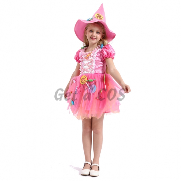 Girls Halloween Costumes Candy Witch Dress
