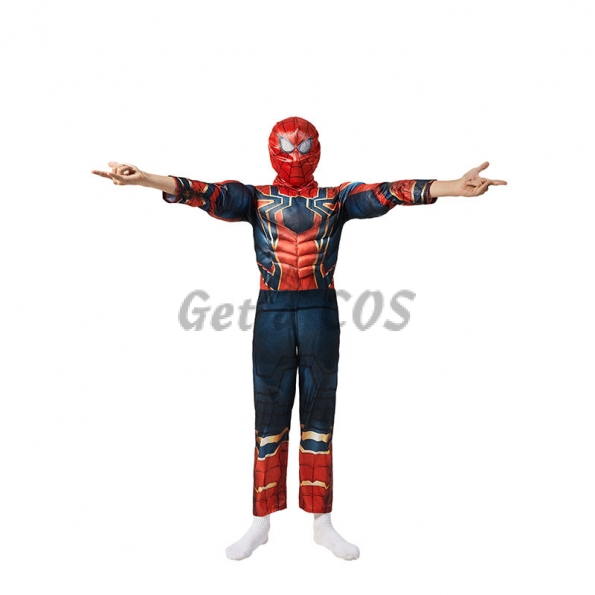 Iron Spiderman Kids Costume