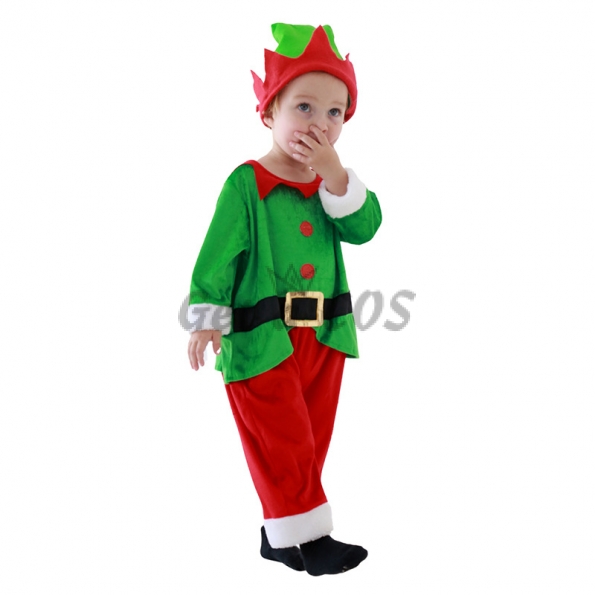 Baby Boys Halloween Costumes Green Elf Christmas Clothes