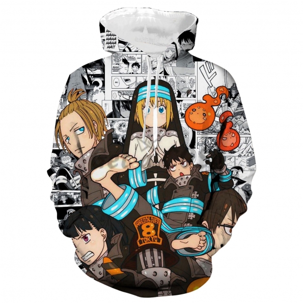 Anime Halloween Costumes Fire Force Style