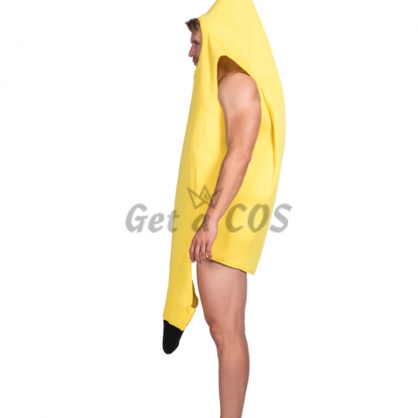 Men Halloween Costumes Banana One Piece