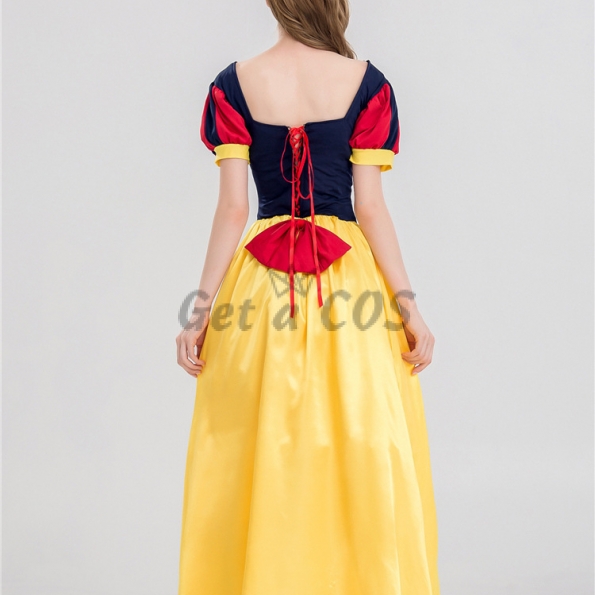 Women Halloween Costumes Snow White Uniform