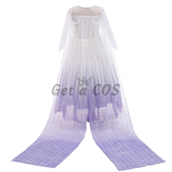 Frozen 2 Costumes Store Purple Trailing Dress