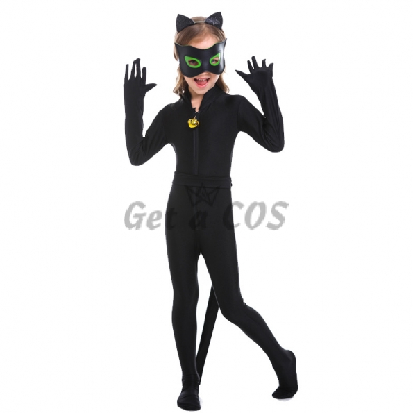 Black Cat Animal Kids Costume