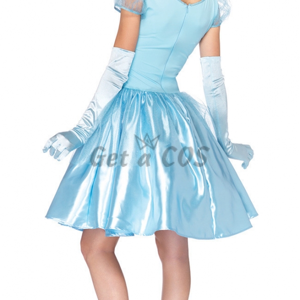Women Halloween Costumes Snow White Cinderella Dress