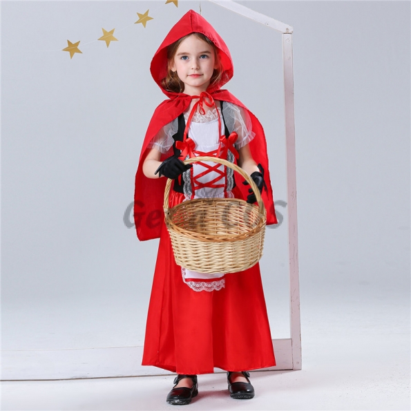 Kids Halloween Costumes Little Red Hood Clothes
