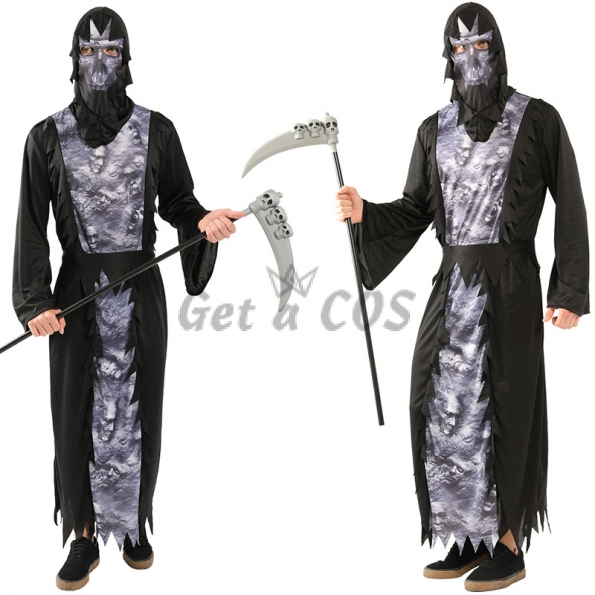 Men's Skeleton Costume Devil Robe