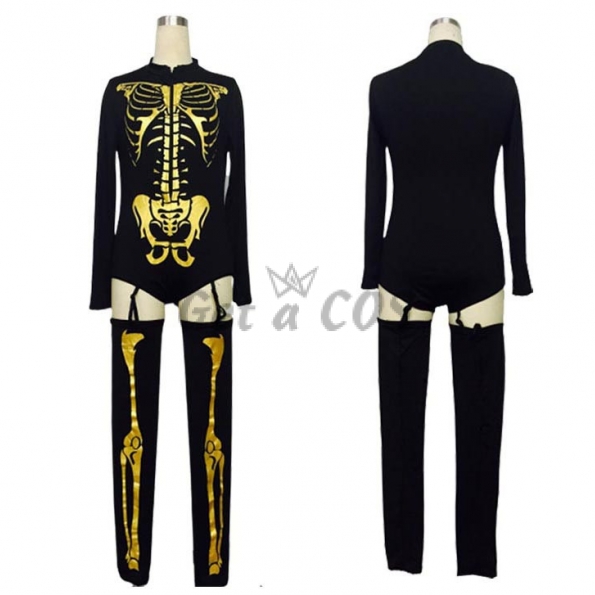 Scary Halloween Costumes Skeleton Ghost Clothes