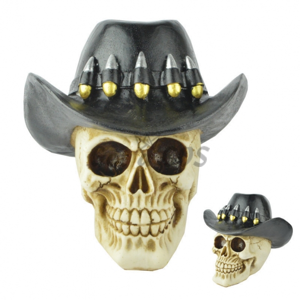 Halloween Decorations Bullet Hat Skull