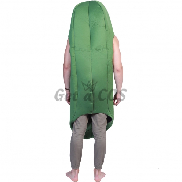 Adults Halloween Costumes Food Cucumber Coverall