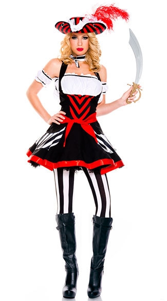 Women Halloween Costumes Pirate Game Clothes