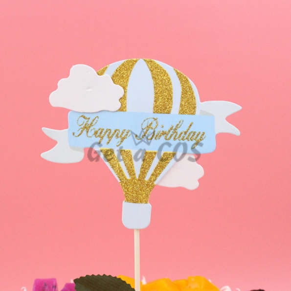 Birthdays Decoration Hot Air Balloon Insert Card