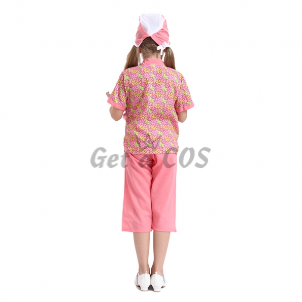 Girls Halloween Costumes Pink Nurse Coat