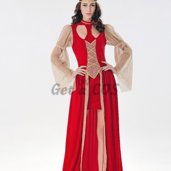 Halloween Costumes Medieval Court Exotic Dress