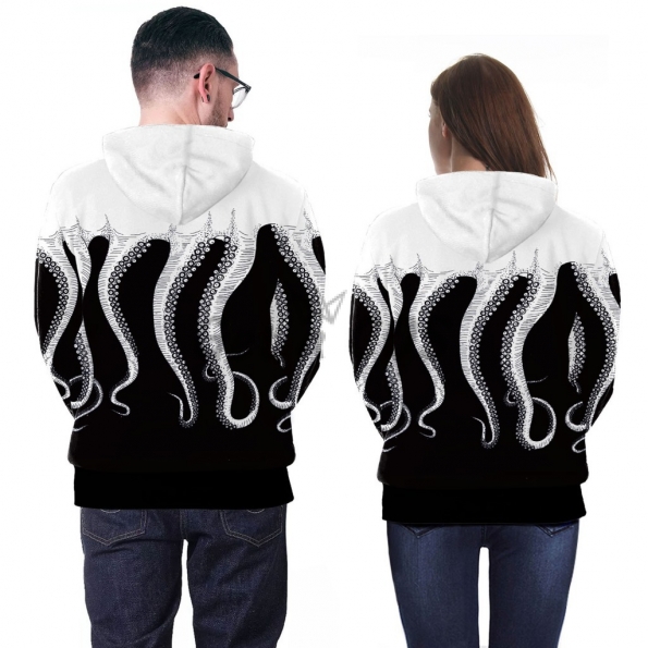 Couples Halloween Costumes Octopus Foot Print