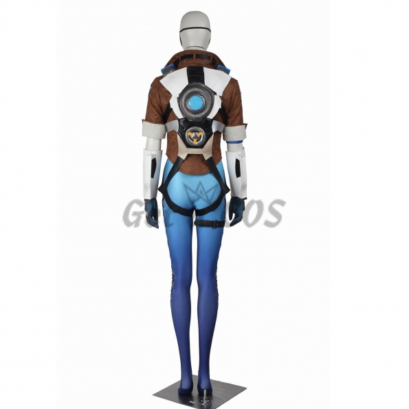 Anime Costumes Tracer Lena Oxton Blue - Customized