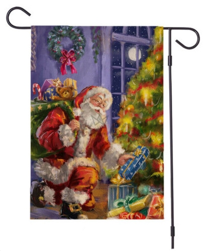 Christmas Decorations Double-Sided Printing Flag