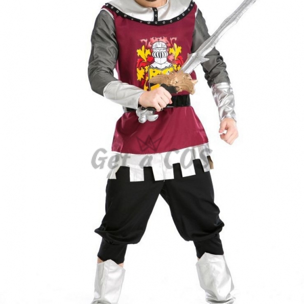 Halloween Costumes Roman Knight Uniform