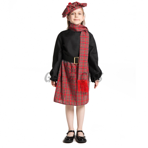 Holiday Costumes Scottish Girl Skirt