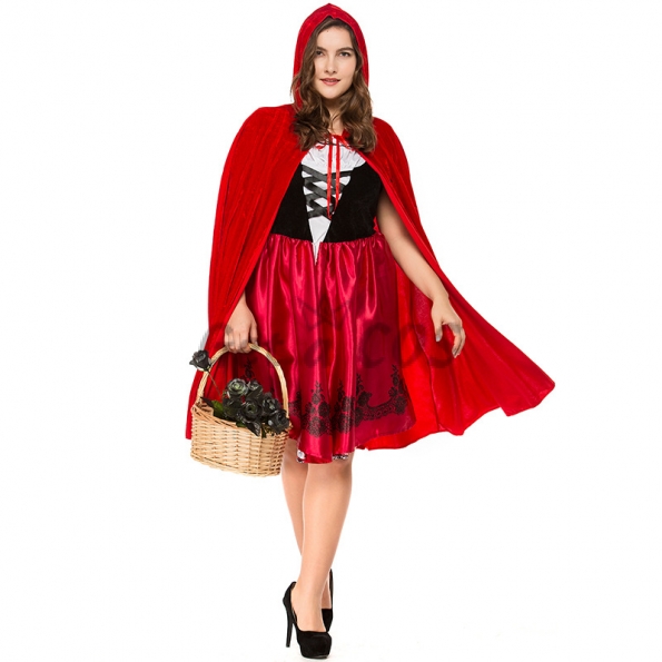 Plus Size Halloween Costumes Little Red Riding Hood Style