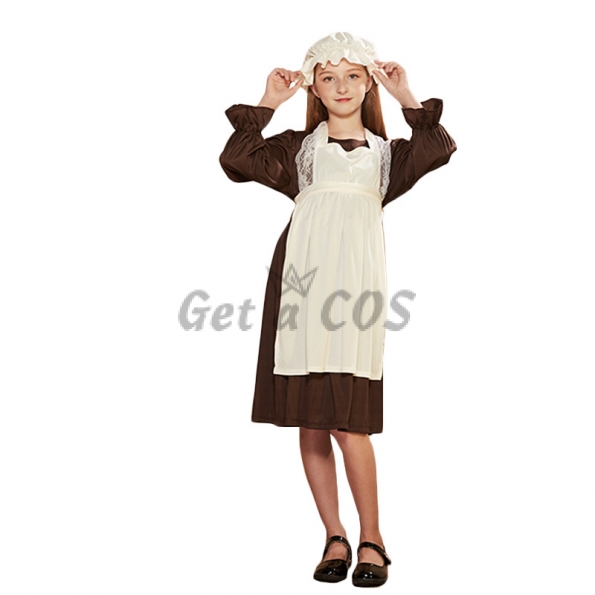 Girls Halloween Costumes Victory Maid Dress