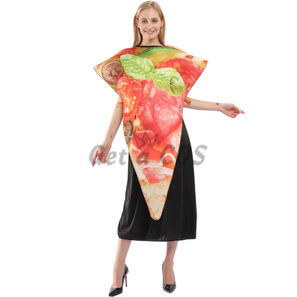 Women Halloween Costumes Vegetable Pizza Sponge