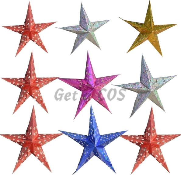 Christmas Decorations Five-Pointed Star Pendant