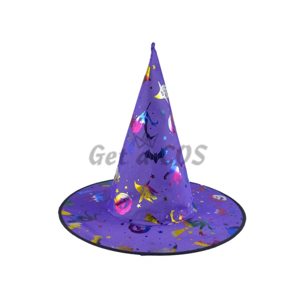 Halloween Decorations Golden Witch Hat