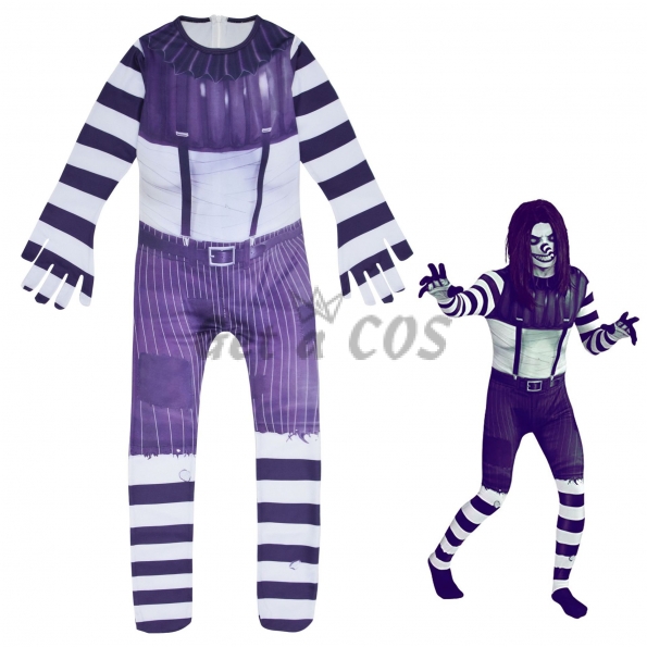Clown Costumes Stripe Style For Kids
