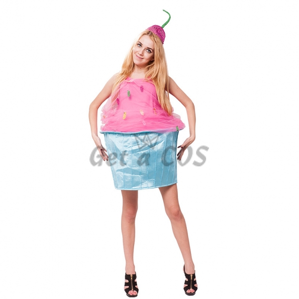 Women Halloween Costumes Ice Cream Shape