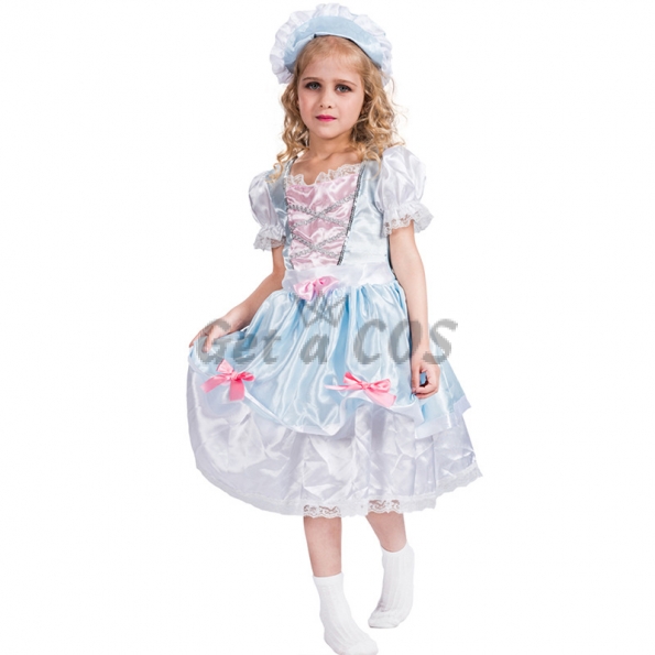 Kids Halloween Costumes Shepherd Princess Dress