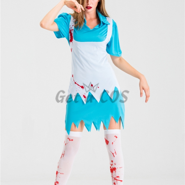 Women Halloween Costumes Nurse Zombie Style