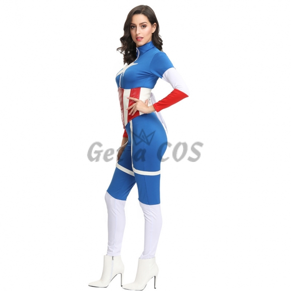 Women Halloween Captain America Costumes Heroes Style